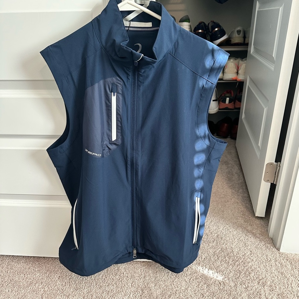 **NWT** Men's Navy Blue Zero Restriction Vest